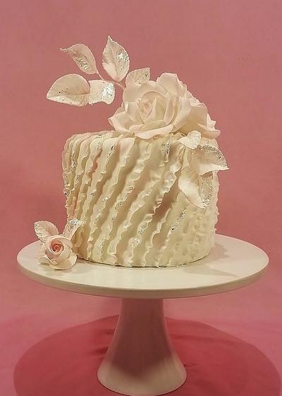 New Year Ruffles - Cake by Jeanne Winslow