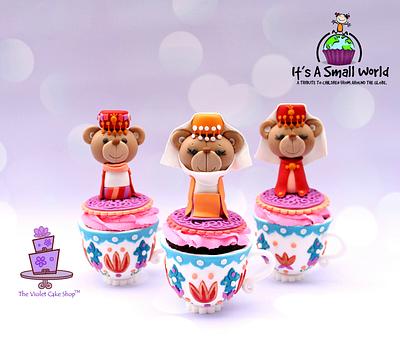 IT'S A SMALL WORLD; A Tribute to Children Cupcake Collaboration - ISTANBUL, TURKEY - Cake by Violet - The Violet Cake Shop™