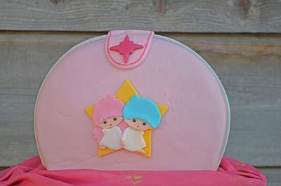 My Little Twin Stars Clutch Bag - Cake by Purple Platypus