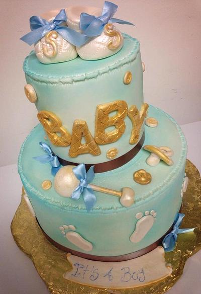 "It's A Boy" Baby Shower Cake - Cake by Roxana