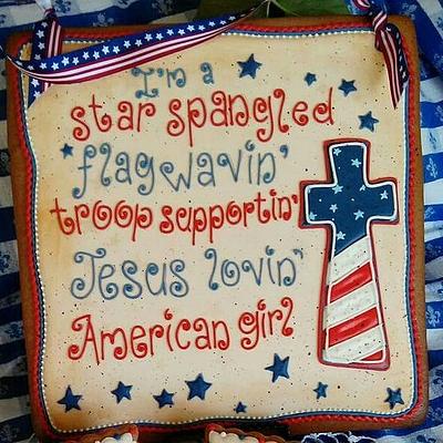 Happy 4th of July  - Cake by Teri Pringle Wood