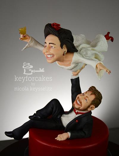 Flying Bride - Cake by Nicola Keysselitz