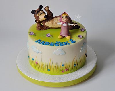 Masha and the Bear - Cake by Jolana Brychova