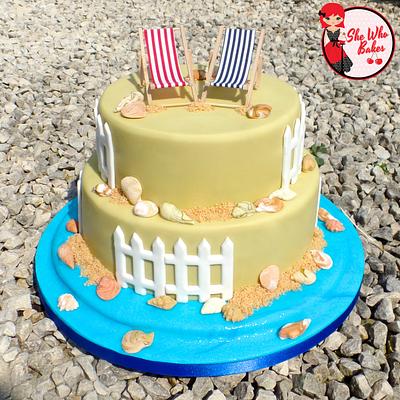 English Seaside Wedding - Cake by Britt Whyatt