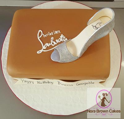 Christian louboutin shoe cake  - Cake by Nora Brown Cakes 