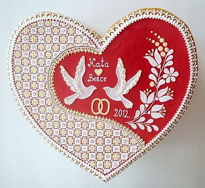 Engagement or wedding gift box - Cake by Sziklai Orsolya