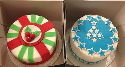 Christmas cakes - Cake by Jennifer Jeffrey