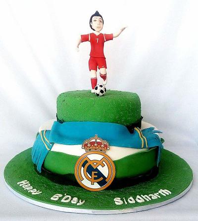 Real Madrid cake - Cake by Minna Abraham