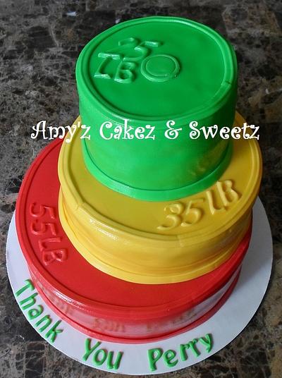 Crossfit cake - Cake by Amy'z Cakez & Sweetz