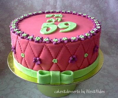 pink@59th! - Cake by Tina Salvo Cakes