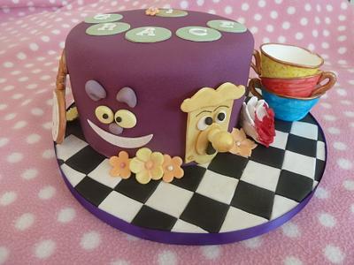 Alice in Wonderland Cake - Tea Party Theme  - Cake by Sian