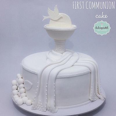 Torta Primera Comunión - Cake by Dulcepastel.com