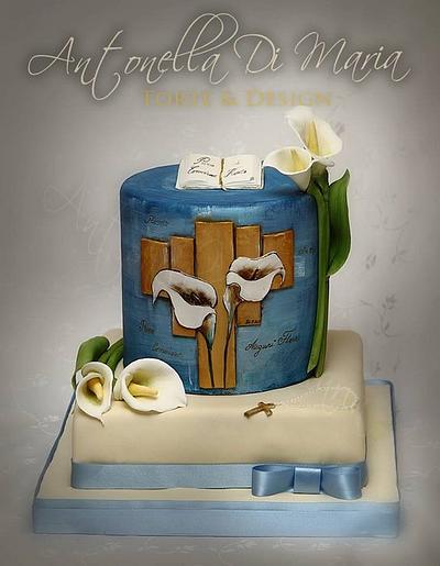 Flavio's First Communion Cake - Cake by Antonella Di Maria