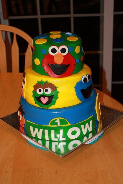 Willow's First Birthday Cake - Cake by Michelle