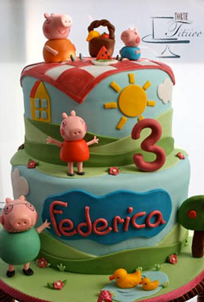 Countryside with Peppa - Cake by Torte Titiioo
