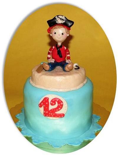 Little Pirate Cake - Cake by LiliaCakes