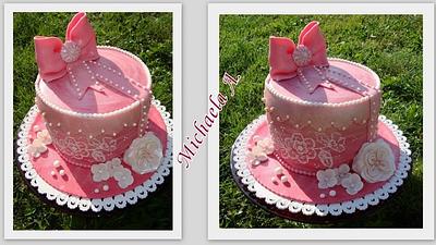 Pink cake - Cake by Mischel cakes