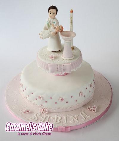 baptism cake - Cake by Caramel's Cake di Maria Grazia Tomaselli