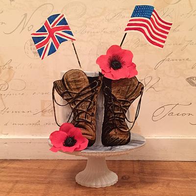 Memorial Day/Remembrance Day - Cake by Charlotte