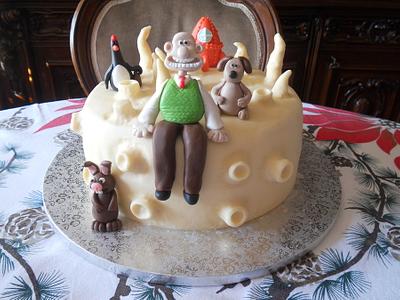 cake wallas and gromit  - Cake by Littlesweety cake