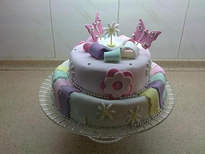 Flowers and butterflies  - Cake by Yasmina