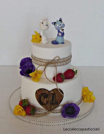 Wedding cake - Cake by leccalecca