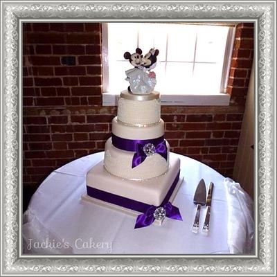 Jessica Wedding Cake - Cake by Jackie's Cakery 