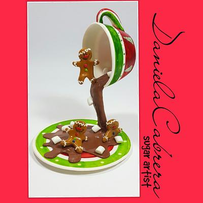 Topper cocoa cup - Cake by daniela cabrera 