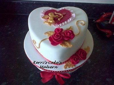 Valentine - Cake by Kerri's Cakes