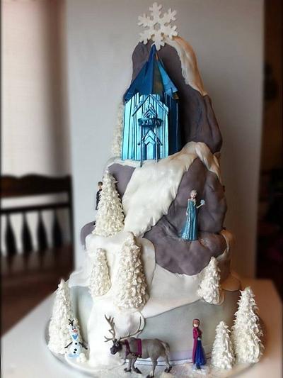 Frozen - Cake by Simplysweetcakes1