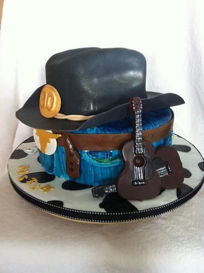 cowboy birthday cake - Cake by Pams party cakes