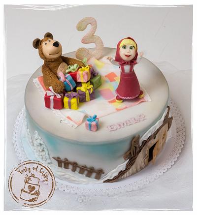 Masha & the bear - Cake by cakebysaska