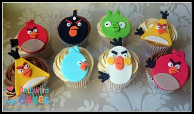 Angry Birds Cupcakes - Cake by Dollybird Bakes