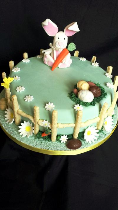 Easter bunny cake - Cake by Patricia Grana Mata