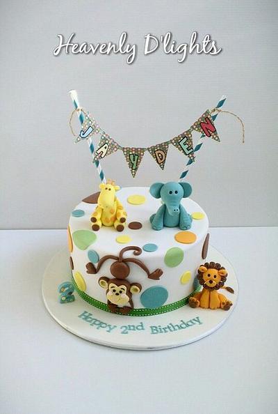Animal Safari Cake - Cake by novita