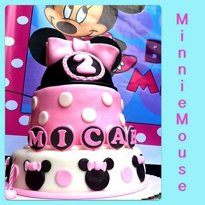 Minnie Mouse Cake - Cake by xanthe