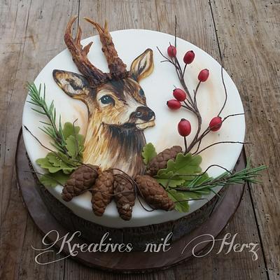 Konrad the Deer - Cake by Heike Darmstädter
