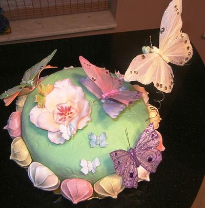 Easter Butterflies Fantasy - Cake by Fun Fiesta Cakes  