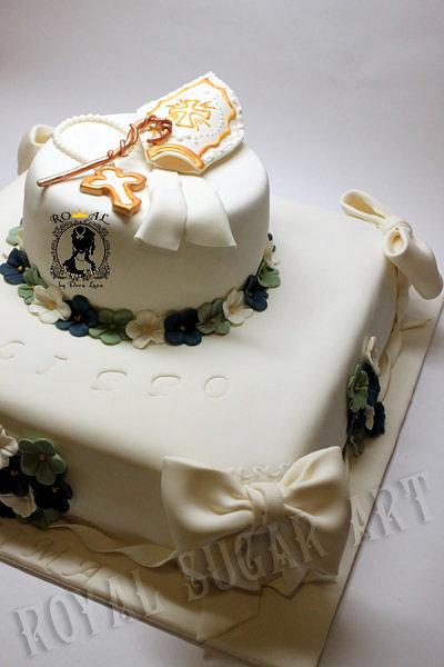 Filippo's confirmation - Cake by ARISTOCRATICAKES - cake design by Dora Luca
