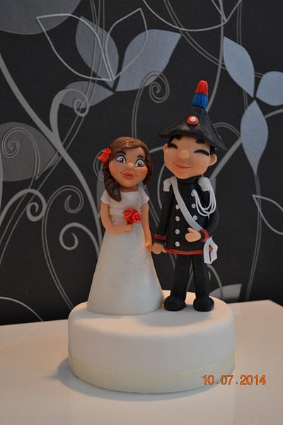Wedding cake topper - Cake by DolciCapricci