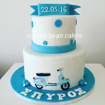 Vespa cake - Cake by Vanilla bean cakes Cyprus
