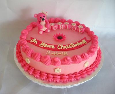 Baby Chloe's Christening - Cake by amie