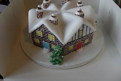 Christmas house's cake - Cake by David Mason