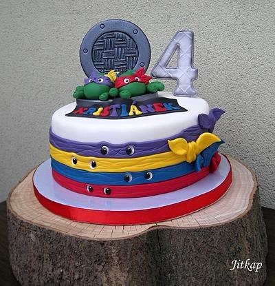 Želvy Ninja - Cake by Jitkap
