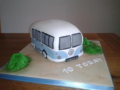 VW Campervan cake  - Cake by Lucy at Bedlington Bakery 
