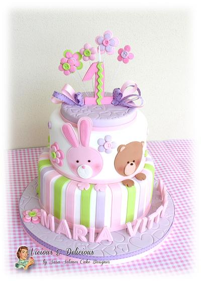 Sweet & tender cake - Cake by Sara Solimes Party solutions
