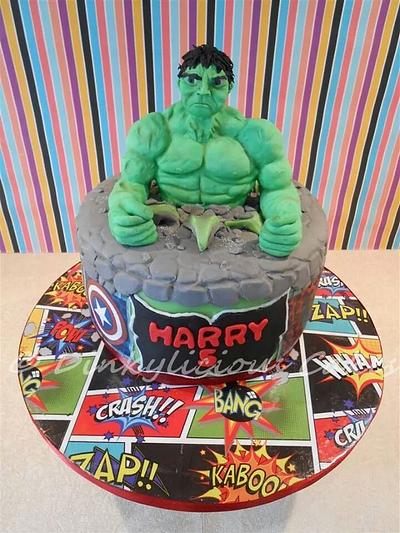 Hulk Smassssh Cake - Cake by Dinkylicious Cakes