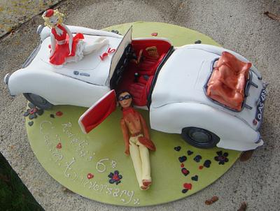 MGA Classic Car Cake - Cake by Fifi's Cakes