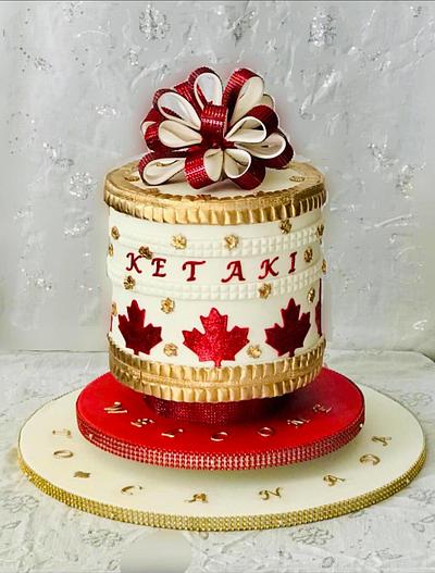 A Welcome to Canada cake - Cake by Cakematix
