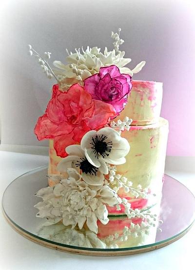flower - Cake by Dreja
